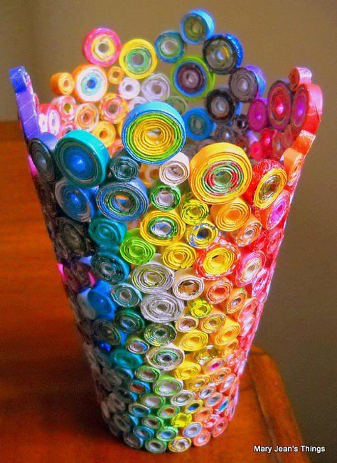 diy manualidades reciclaje papel