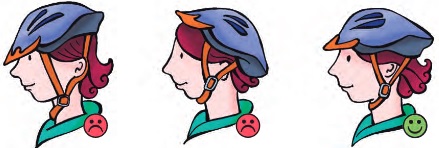 posicion correcta del casco