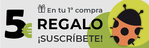 ¡5 euros de regalo en tu primera compra al suscribirte!