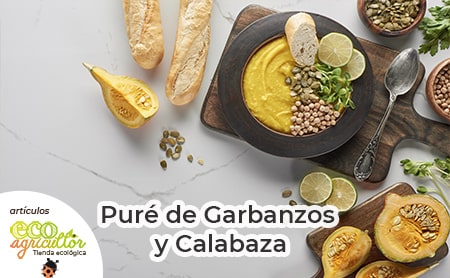 pure garbanzos calabaza